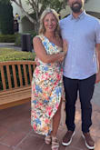 Rhema Cream Multi Floral Print Satin Midi Dress