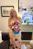 This dress is so beautiful. I wore it to my son's garden wedding. I received countless compliments including the bride, bridesmaids, guests, and even the event staff. One person said that she loved it so much and it was the first dress she noticed out of the whole wedding. 
I would highly recommend this dress. Everyone thought it was very unique. - Basha T.