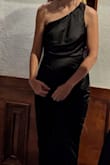 I've purchased many dressed from Lulus and always get a small. However, some of the reviews had me nervous to get my usual size, but I'm glad I did. The small fit perfectly! I even had a little extra breathing room which was nice. My heels were on the higher side, so no hemming was needed. I was able to put on the dress and go! The only drawback is if the wind picks up and your hands are full, plan on showing a lot of leg because the slit goes all the way up. The material is lightweight, which was perfect since the wedding was outdoors and it was hot outside that day. Overall, I couldn't be happier with my purchase and hope I can wear the dress again to an event. - Emily T.