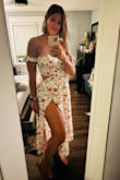 I love this dress. I wore it on a beach vacation and again for a bridal shower. I received so many compliments. It's very unique and flattering. - Megan K.