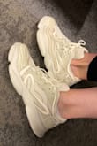 Karst White Multi Mesh Lace-Up Sneakers