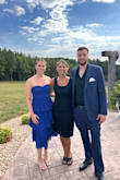 I wore this dress to two different weddings recently, and I absolutely love it! I got the cobalt blue, and the color was just like the photos. The fit couldn't have been more perfect either; I got a medium (my normal size), and it was super comfortable. I am tall, but the length didn't fall awkwardly by any means. If you're debating this dress, do it! - Samantha M.