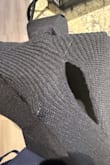 This is the 3rd dress I've purchased from here that's arrived damaged. I was so excited. Beautiful dress and great texture, but it arrived with a MASSIVE slit down the armpit before I even tried it. This company absolutely sucks with customer service and quality of product 1000000/10; do not ever recommend. I couldn't put in my sizing; I wasn't even able to try it on because it arrived damaged. I absolutely hate this - Gabi M.
