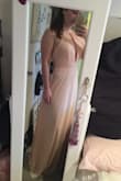 I've been waiting for this dress to restock for a few months and I'm so happy I waited! It fits perfect (I got a large) and I can't wait to wear it to the ball! - Molly T.