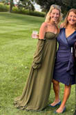 I am 5 months pregnant, and I still felt this dress was too much material. The top was very tight. The length was VERY long, and the sleeves were also quite big. - Jessica P.