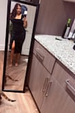 The dress is nice and fits well. I am usually a medium and purchased a medium. - Noel F.