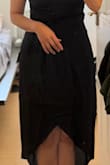 My Favorite Day Navy Tulip Skirt Midi Dress