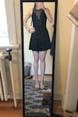 Great dress, love the detail on the front and fit great. - Lindsay P.