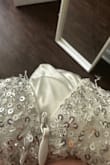 Absolutely love the dress, but it looks like someone had previously damaged it. Sequins are coming off, and there are loose threads straight out of the package. Was final sale, so nothing can be done. - JeanMarieJeanMarie S.