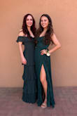 This gown was extremely comfortable, and I received so many compliments on it! It made me feel beautiful, and I highly recommend it to anyone. I did have the bottom hemmed slightly because I'm petite. The original length is great for anyone tall as well. - Candace M.