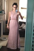 I ordered this as a bridesmaid dress. I have bought many mediums from Lulus in the past but this one didn't fit right. I had assumed I would need to alter it a bit for length, but the issue is around the waist, under the hips and in the shoulders. As is it makes me look big and shapeless. I think a small would be too small so I'm going to alter it but I am a bit disappointed. - Kayla W.