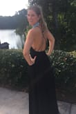 Wearing this dress for a black tie optional wedding and I can't wait. This dress fits like a dream and it's so flowy, I'm loving it. The length was tricky, the lining layer is a couple inches shorter than the outer layer. Flats would have let the top layer drag on the ground but all my other heels were too tall. Finally found a good ~2inch heel that was perfect and now I'm wedding ready! - Jordan S.