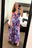 Loved this dress so much! SO flattering and colorful, and the back is so cute! - Clare R.