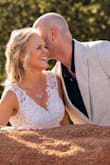 I loved everything about this dress! The price, the quality, the look, the fit!  

This was not our first marriage, and I wanted a dress that was simple, classy, and elegant. This dress was PERFECT! - Jannette P.