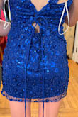 Wonderful dress too big really like the color really enjoyed the material but it doesn't fit well in the bust and it's way too short - Jared M.