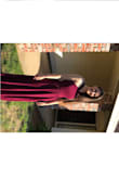 Bought this to test it out to see if I'd want it for my wedding. I got the size that I thought would best fight my sister. She put it on and it was perfect! I absolutely loved it! My colors are Burgundy, Navy, and Gold and I'm so pleased the color was true to the picture. I will be buying 5 more for my other bridesmaids once the small size is back in! This is saving me so much money, since going to a bridal shop to get bridesmaid dresses for the same type of dress would have cost around $200. I'm so happy with this shop! HIGHLY RECOMMEND! - Melanie G.