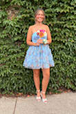 Initially ordered two sizes just in case for my 14 year old daughter after having sizing issues with another website. The small fit as expected and was perfect! Initially, she didn't love that the bottom was poofy, but I did, and after receiving many compliments on the dress, she decided she loved it lol. It complemented all her friends' dresses and the flowers they picked out for bouquets, so it ended up being perfect! It is good quality, and I'm glad we ended up going with Lulus - Melissa E.