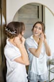This is the cutest set for any bride. I loved the way it felt, fit, and easy to put on and take off with hair and makeup. - Olivia S.