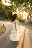 It was so pretty for senior photos! Fits like a glove! It was very true to size, and there is also extra room in the bust area, given I'm a 33in bust. I had to slide the dress back up every now and then, but it usually stayed pretty well. Love Lulus!! - Kassidy J.