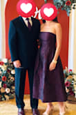 This dress is so beautiful; the color is burgundy perfection. The key to zip it up is to loosen the back straps, zip it up while they are still loose, and then - Teresa B.