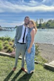 Fit perfectly. Very flattering. Slit is very high up on the leg for us tall girls. No stretch, but still comfortable. Overall loved it and will be wearing for future weddings! - Kelsey C.