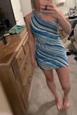 It's super cute! It is small and short but I'm only 5ft so it fit me perfectly! I love the color and style! - Jessica S.