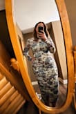 This is the second color/pattern I've bought of this dress and wore both to weddings. It's so flattering and super comfortable. I received so many compliments! - Alysia M.