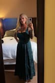 The dress fit perfectly. I received several compliments on the dress at the wedding. - Susan F.