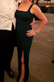 The cut of this dress felt very flattering and formal, yet the material kept it comfortable all night. - Christie R.