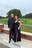 This dress was super comfortable and fit great. I carry most of my weight in my stomach, and this dress was not tight at all. I got SO MANY compliments on it! My only complaint would be the length. I am 5'5 and wore heels and STILL stepped on it. I had to pick it up every time I walked, and my husband sometimes stepped on it. I wish I got it early enough to get it hemmed. I will be hemming it before the next time I wear it, because I definitely will be wearing it again! I did not have to wear a bra because there is a built in one. - Katherine D.