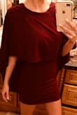 Super cute dress, but a little bit too short to wear to a work event - Would be appropriate for a nice date, or night out on the town though! - Elizabeth A.