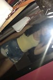 I order all my clothes in Small from Lulus, but I read comments saying they ran small so I ordered a medium. They fit kinda loose but not too bad, I still think they look super cute. - Arleth