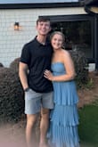 Such a beautiful dress that fit perfectly! Got it for my SIL's wedding last minute since I didn't like my other dress and fit like a glove. It could have been altered, as it was a bit long, but it looked fine with heels for the ceremony - Mikaela N.