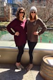 I absolutely LOVE this sweater dress. I'm super tall and it's perfect. I can wear it with or without leggings. I bought an XL and would probably be okay with a Large but I don't mind it being over sized. Super soft fabric, love the v neck. I want it in every color!!! - Kimberly H.