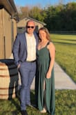 Love the fit of this dress. I like that it ties on the shoulder straps, so you can tie the knots at any measurement. Smart design. - Victoria J.