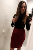 I loved this body suit. You can easily dress this down with light jeans or you can wear it with a long skirt like I did for date night. I would purchase this body suit. - Victoria T.