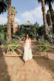 This dress fits perfect, true to size, flowy and nice for walking around. Note, a lot of fabric on bottom makes it thicker for packing and a little warm on hotter days but loved overall! - Anne L.