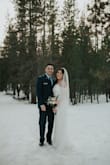 I ordered this for my elopement. It was the perfect dress. The only problem was the sleeves being tight, I couldn't lift my arms up past a certain point. - Micah D.