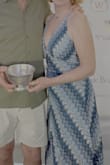 This dress fit perfectly and was made of good quality. I wore it to a sailing regatta's after party. - Pam R.