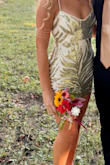 Such a beautiful dress for the price point, got so many compliments. Fits true to size, form fitting. If you want a little more room, size up. - Nicole R.