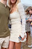 This dress was so pretty. I am usually between XS and S, and I went with XS and it was perfect. There's a bit a stretch! - Gabby V.