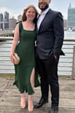My body has been through a lot of changes since giving birth so I was so happy to find a dress I feel good in. Some people mentioned this being tight for larger busts, but I found that the adjustable straps were a big help! I was able to cover my regular bra, so I could comfortably dance the night away. The fabric is also really comfortable, and the dress was the perfect length. I received so many compliments! Thank you, Lulus! - Samantha P.