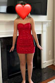 Purchased this dress on sale for my daughter's homecoming. She showed me an inspo picture, and I came across this dress. It arrived and fit her perfectly. Can't wait to wear it! - Candace H.