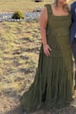 Loved this dress and got so many compliments! Had to be steamed a bit to get the wrinkles out and the straps seemed slightly loose. But other than that, it fit very well and worked great. - Taylor H.