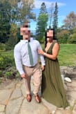 The dress itself is light weight and comfortable. I think I just wanted more from it. V plunge was deeper than I anticipated - Jacklyn C.