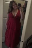 The dress fit an XL in my opinion perfectly!! - Carly T.