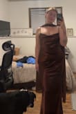 It fits amazing! Just make sure you use the size chart. The fabric is great quality. The colors look the exact same as they do online. It is a bit long, but I'm 5'7 so I expected that. - Morgan F.