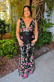 Overall, the dress was perfect for the formal wedding I attended. True to size. I had to take in the shoulder straps a bit because the chest area was a little big on me. A pair of heels made the dress the perfect length. It was out of my comfort zone initially but I have no regrets. Oh, and get yourself some double sided fashion tape! - Mellisa O.