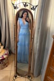 I'm going to a wedding at the beach, and the dress code asked specifically for a long dress in this exact color. Perfect for a small bust. I won't need any type of bra or fashion tape. - Aranza G.