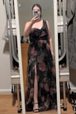 I have never gotten as many complements on a wedding guest dress before! It was very flattering, comfortable and fit great. I did use dress tape to secure the strapless side of the bodice. I also needed to hem the bottom for my smaller height. I felt amazing wearing this dress and would recommend it to anyone who has a larger bust and curvier body. I loved it so much I wore it to 2 weddings this season! - Mary E.